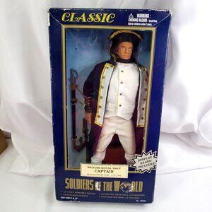 VTG Soldiers Of The World British Royal Navy Captain Figure 12" Action Figure